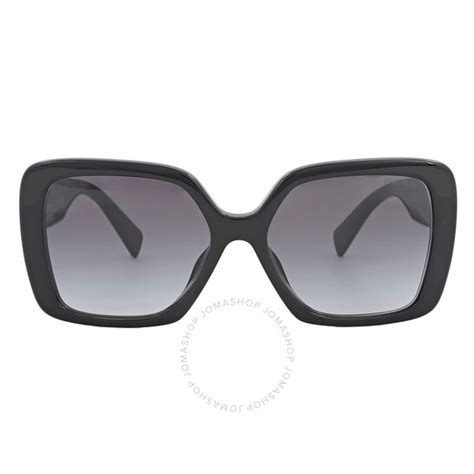 Miu Miu Grey Gradient Square Ladies Sunglasses MU 